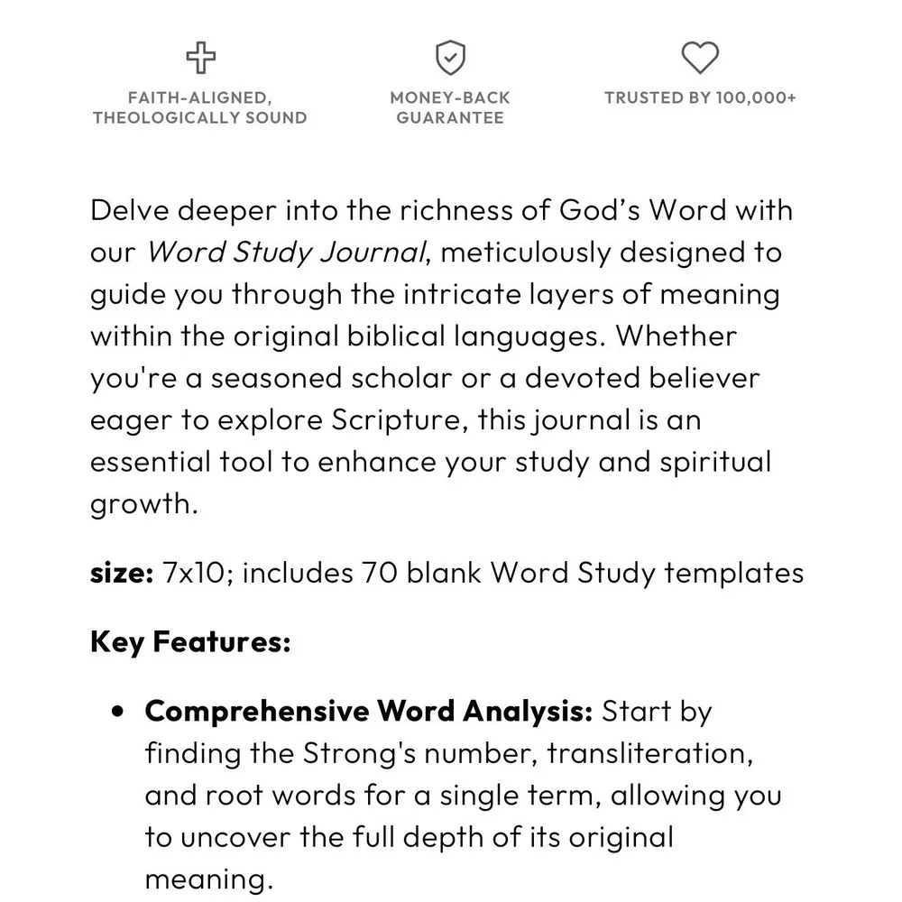 The James Method Word Study Journal